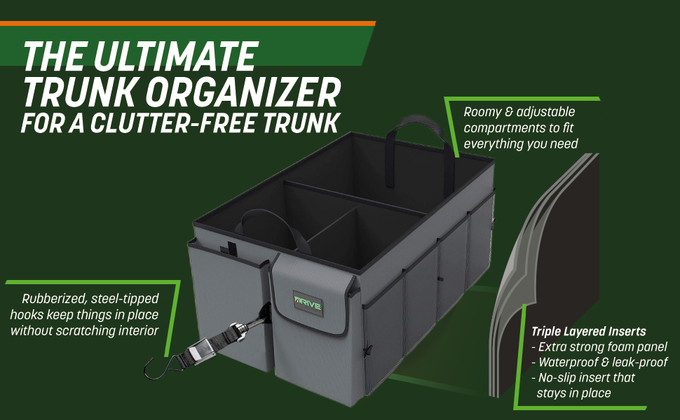 The Ultimate Trunk Organizer for a clutter-free trunk