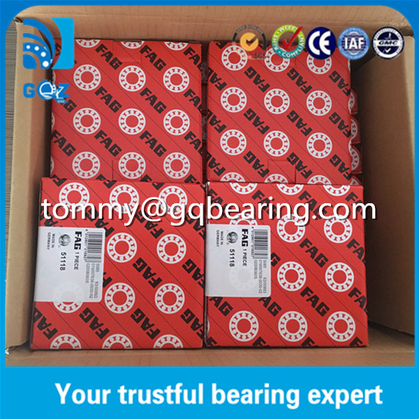 51118 Single Direction Thrust Ball Bearing With Seat Washers 90*120*22mm