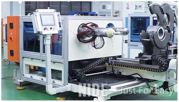 auotmatic stator coil inserting and expanding machine
