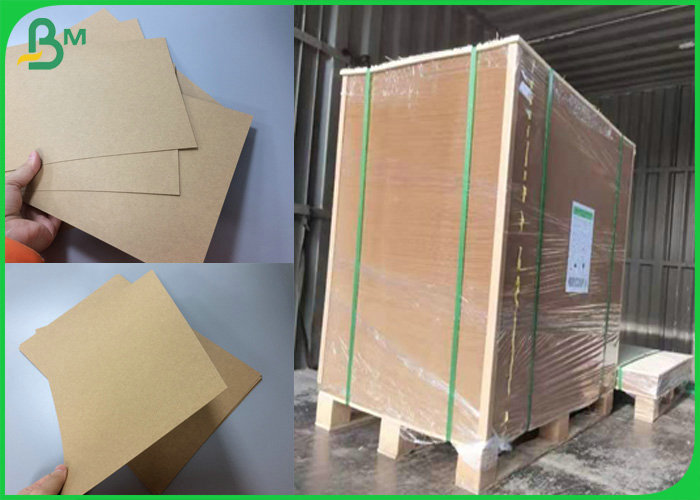 Unbleached Wood Pulp Kraft Liner Board 250GSM 300GSM For Pack Box 