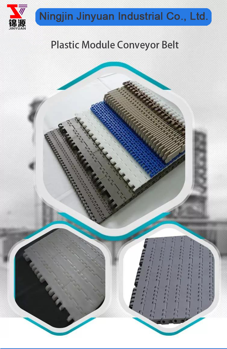 Plastic Modular Belt Conveyor Plastic Mesh Belt with High Tension