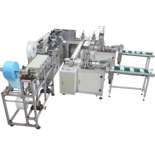 China 1.5kw Semi Auto Face Mask Machine With Ear Loop Welding Conveyor System 