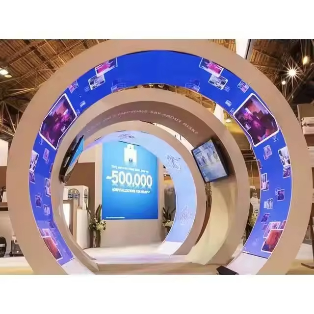 P2.5 Flexible Led Screen Customized Size Soft Led Display Module Outdoor Advertising Led Screen Indoor