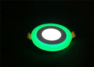China Commerical 6 Round Led Lights , Green Edge Lit Led Panel Ceiling Lights on sale 