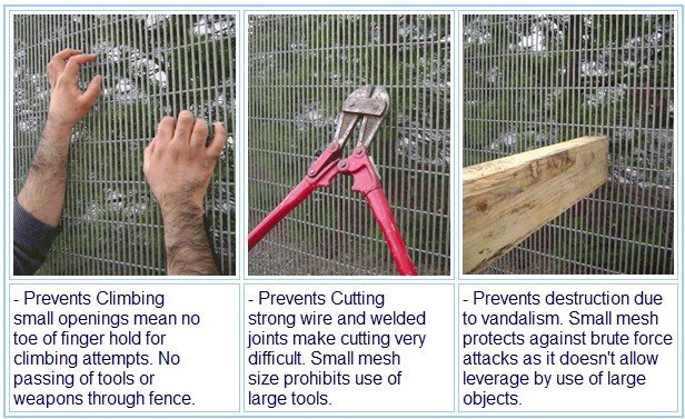 HESLY 358 Mesh Fencing System