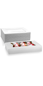 B07MGW7WVV Moretoes MT Products 12 L x 8W x 2 1/4dessert boxes cake boxes cookie boxes