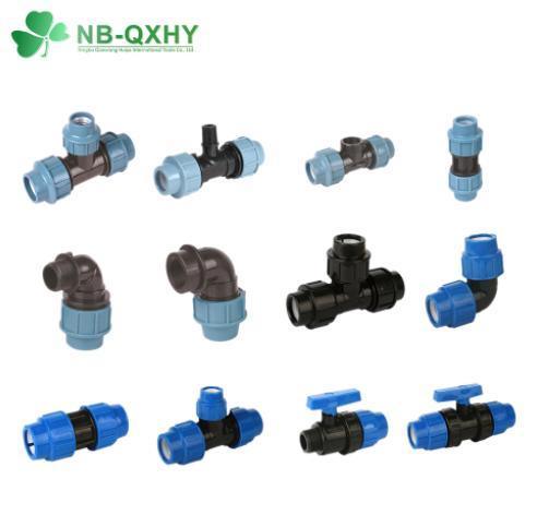 Plastic Pn16 Irrigation System PP Compression Fitting True Union Ball Valve for Irrigation Water Supply