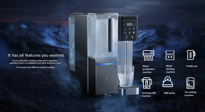 375mm Hotel Countertop Reverse Osmosis Water Dispenser Purifying Ro Water Cooler 1