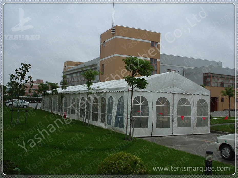 Polygonal Conic Roof white Gazebo Tent Canopy Customized ISO CE Certification