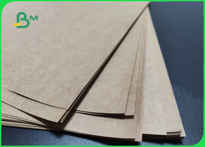 Durable 90gsm Natural Brown Kraft Paper For Shopping Bags 900 x 1200mm