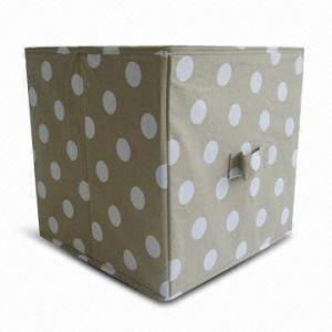 China Foldable Cotton Storage Box, Suitable for Storing Clothes, Sundries and Books on sale 