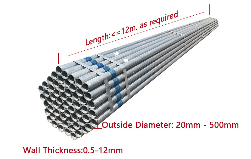 China Supply Hot DIP Galvanized Steel Tube/Rectangular Hollow Steel Pipe