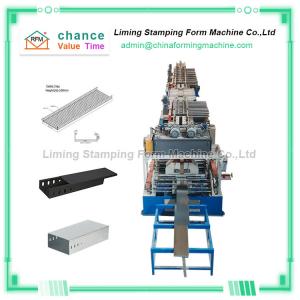 China 2.5mm Thick Punching Plc Cable Tray Roll Forming Machine on sale 