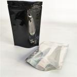Small Black Aluminum Foil Coffee Bean Plastic Pouches Zipper Packaging Bags
