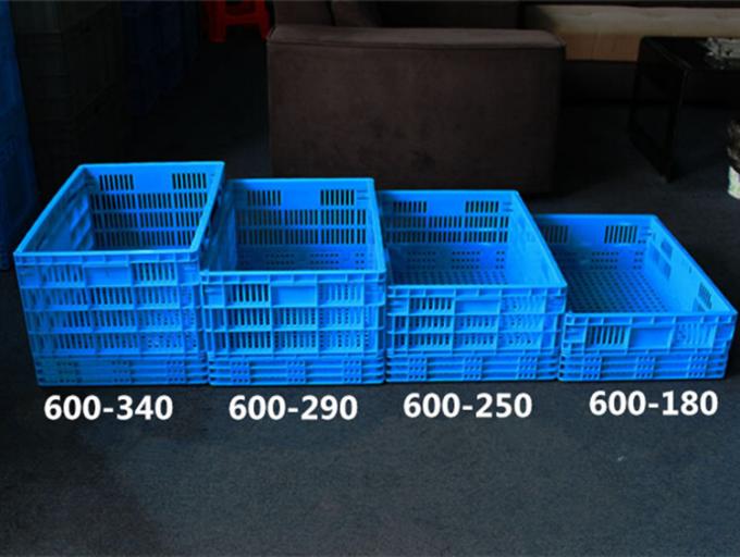 600*400*340 Mesh type Food grade Plastic Returnable Collapsible Folding Crates