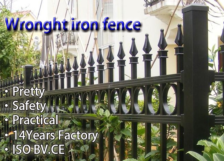 steel garrison galvanised wrought iron fence used