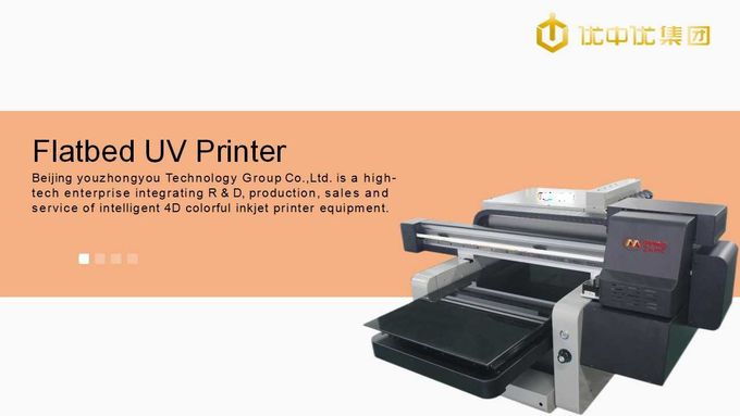 Full Automatic 5 Colors 60x40cm 120w Uv Flatbed Printer 1