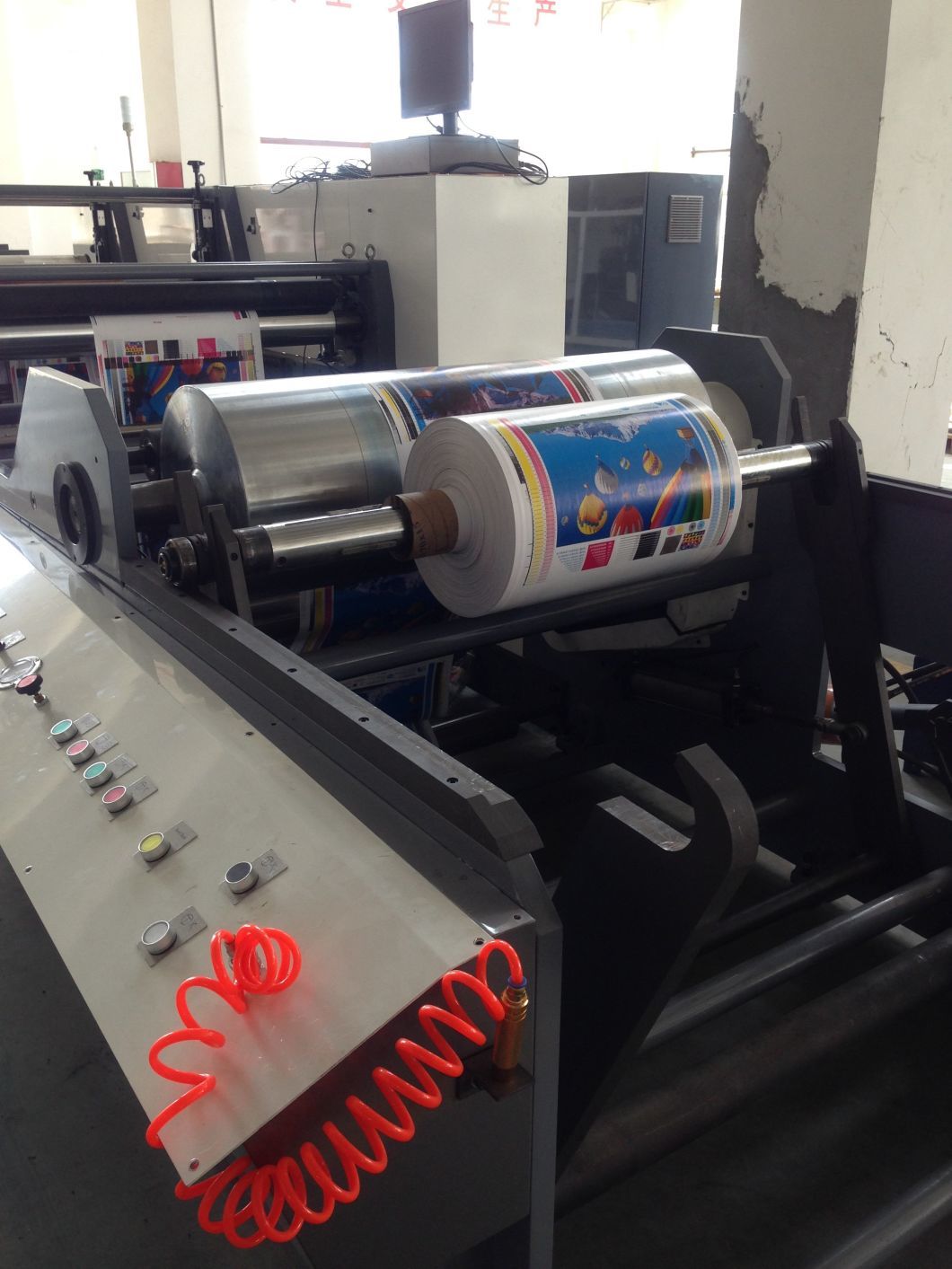 Flexography Ceramic Anilox Roller Printing Machine for Paper Rolls