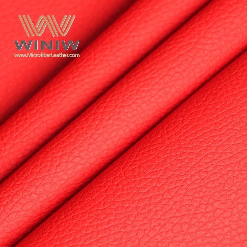 Soft Micro Fiber Faux Leather Vehicle Upholstery Fabric For Car Seats