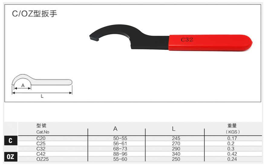 hook SPANNER wrench