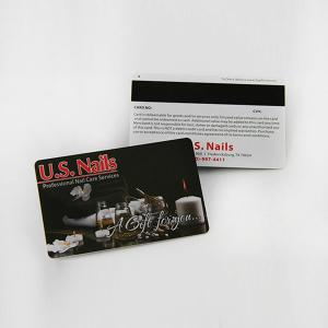 China Plastic Blank Hico Magnetic Cards , PVC Loco Mag Stripe Printing on sale 