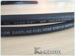 China ID 1/4 Inch Smooth SAE J30R7 20Bar Rubber Fuel Oil hose/Fuel Line Diesel Hose on sale 