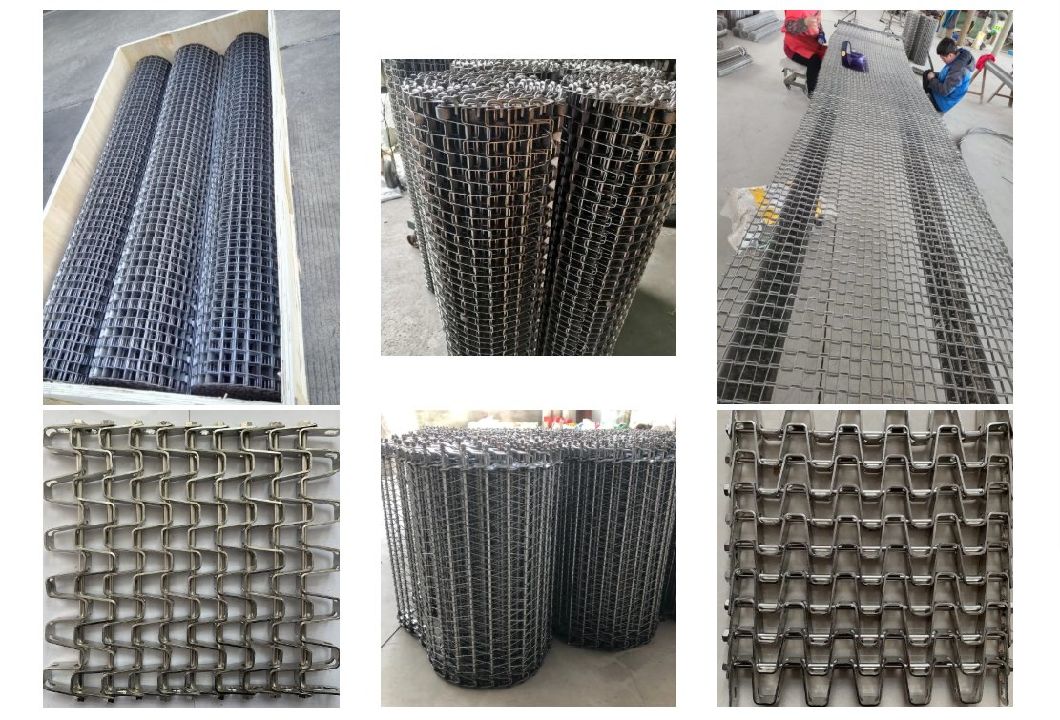 Stainless Steel Flat Wire Conveyor Belt for Food Industry