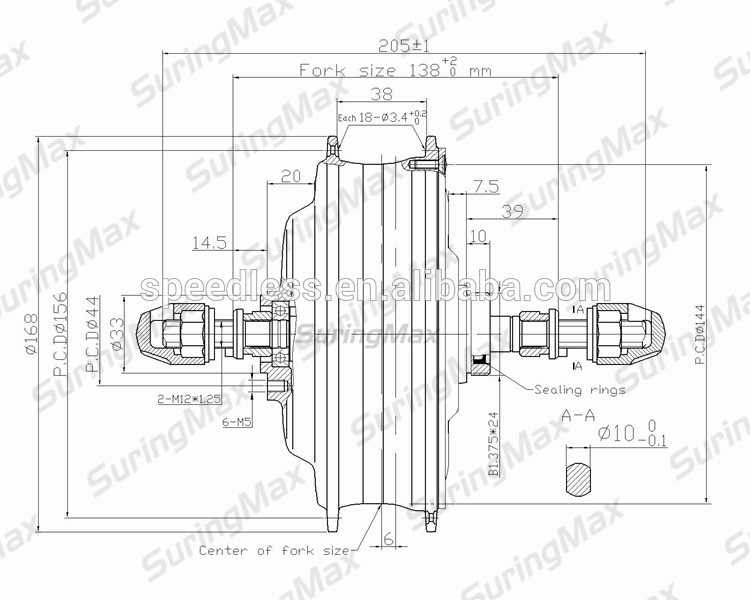 48v 500w bldc gear motor
