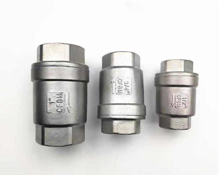 304 Stainless Steel Vertical Check Valve Female Thread End