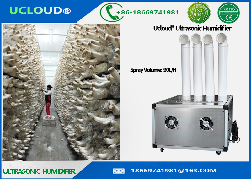 90L/Hour Mushroom humidification industrial ultrasonic humidifier, ultrasonic humidifier atomizer