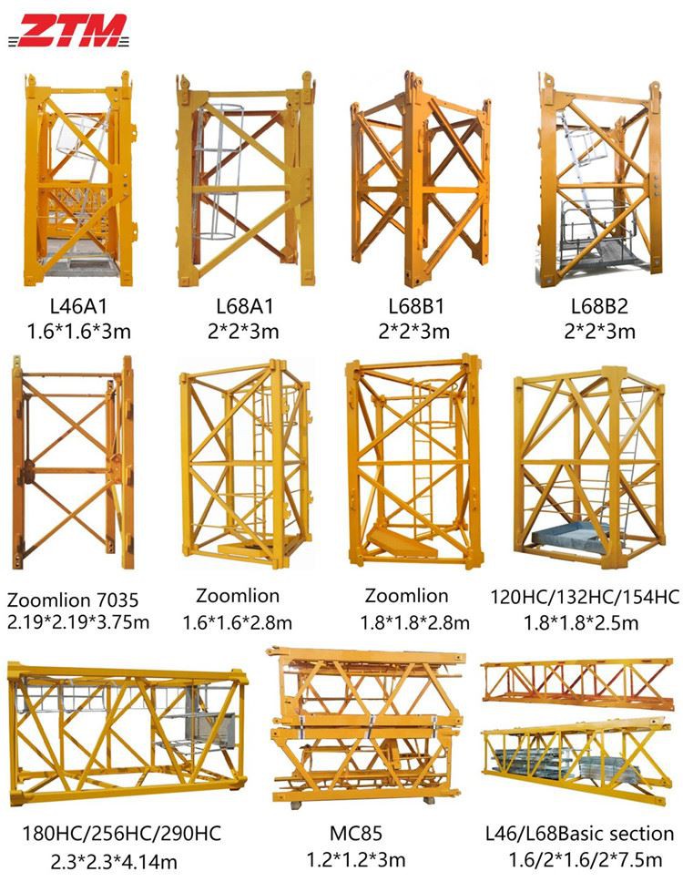 5.ZTM tower crane standard section