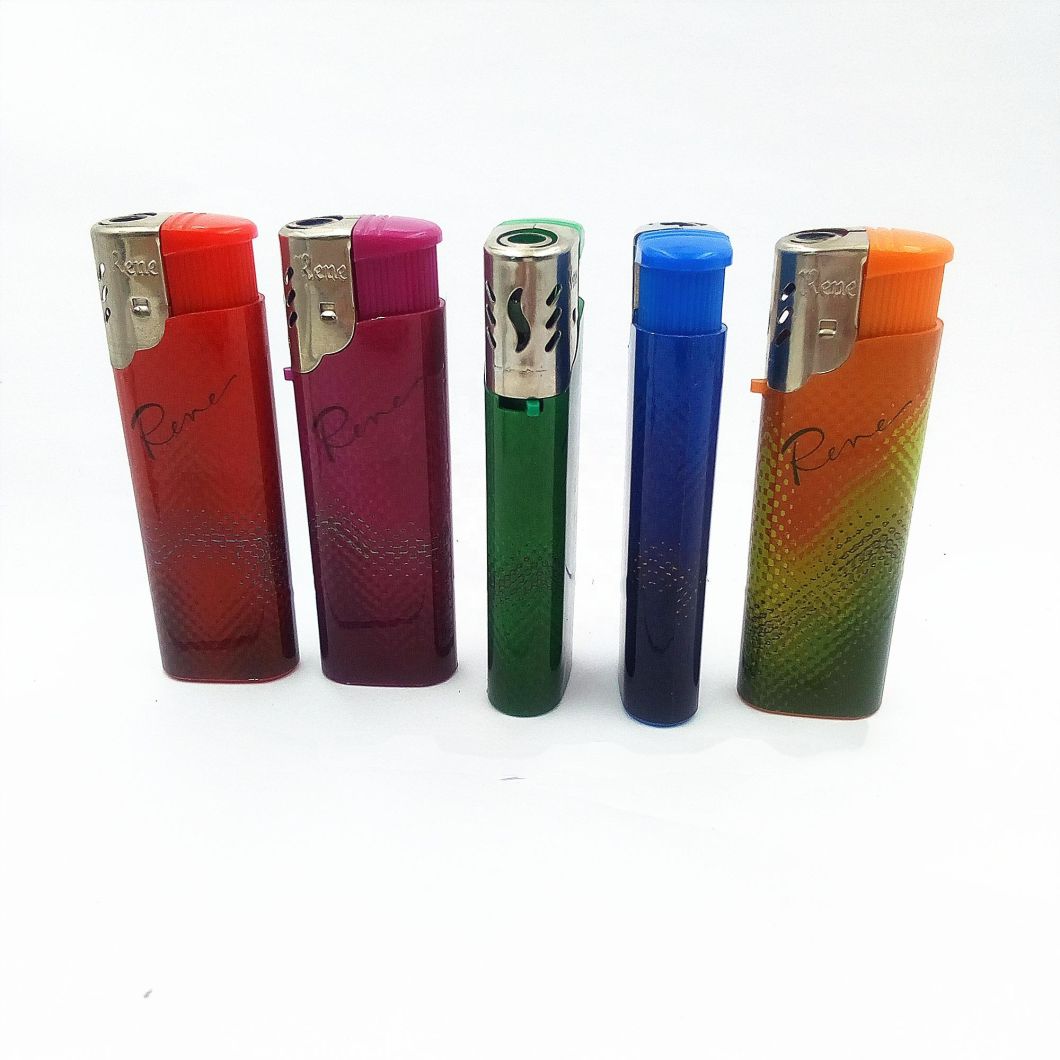 Cheapest Windproof Electric Lighter LED Disposable Cigarette Lighter