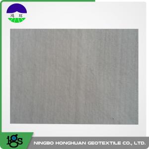 China White / Grey 100% Polyester Continuous Filament Nonwoven Geotextile Filter Fabric on sale 