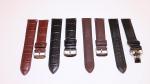 16mm - 22mm 2 Piece Curved Replacement Leather Strap