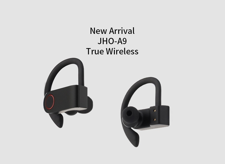 Hot Sale Noise Cancelling Tws Wireless Waterproof A9 Stereo Bluetooth Earhook Earbuds Headphone