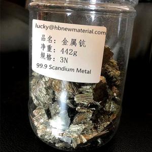 China High Purity Scandium Metal Applied In Various Superalloys wholesale