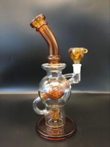 China Lookah Glass Smoking Water Pipes DAB Rig Recycler on sale 
