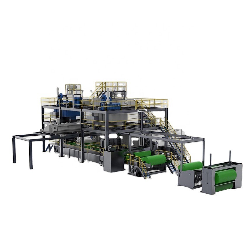 High Speed Automatic SMS Spunmelt Nonwoven Fabric Production Line