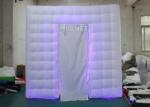 Portable Oxford LED Light White Inflatable Wedding Photo Booth With Remote Control