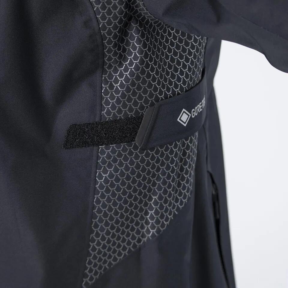 Custom Utility Golf Waterproof Jacket Outwear Coat Waterproof Rain Suits OEM Pockets Black Nylon Softshell Jacket for Men