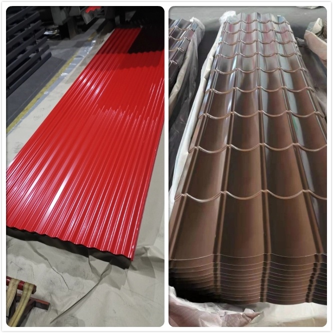 Colorful Galvanized Corrugated Steel Plate Sheet