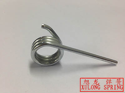 bright zinc plating music wire torsion spring used in fan,home appliance