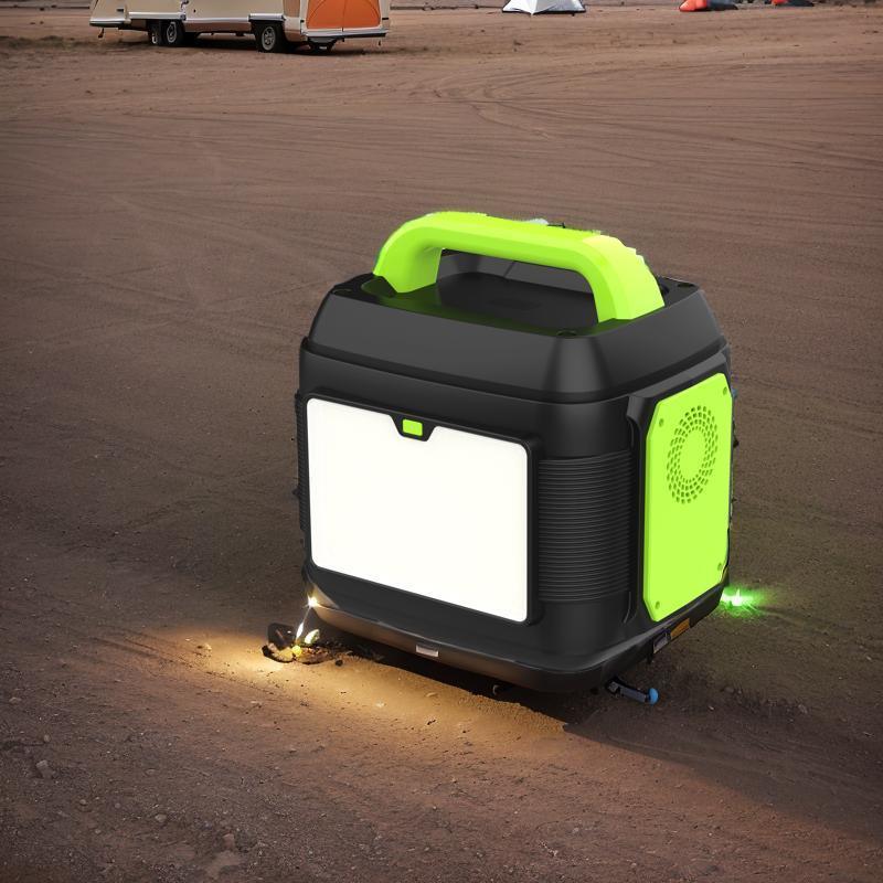 Portable 220V 600W Outdoor Camping Energy Storage Mobile Generator Emergency Charger Solar Power Supply Station Power Bank for Outdoor