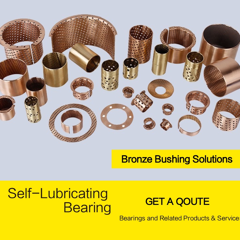 wrapped bronze bearing