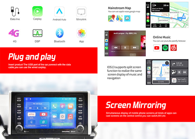 Carplay Ai Box Android 8 Core Wireless Carplay Box With Google Play Store Youtube Netflix