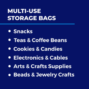 Loud Lock Child Safe Mylar Bags Food Storage Bags