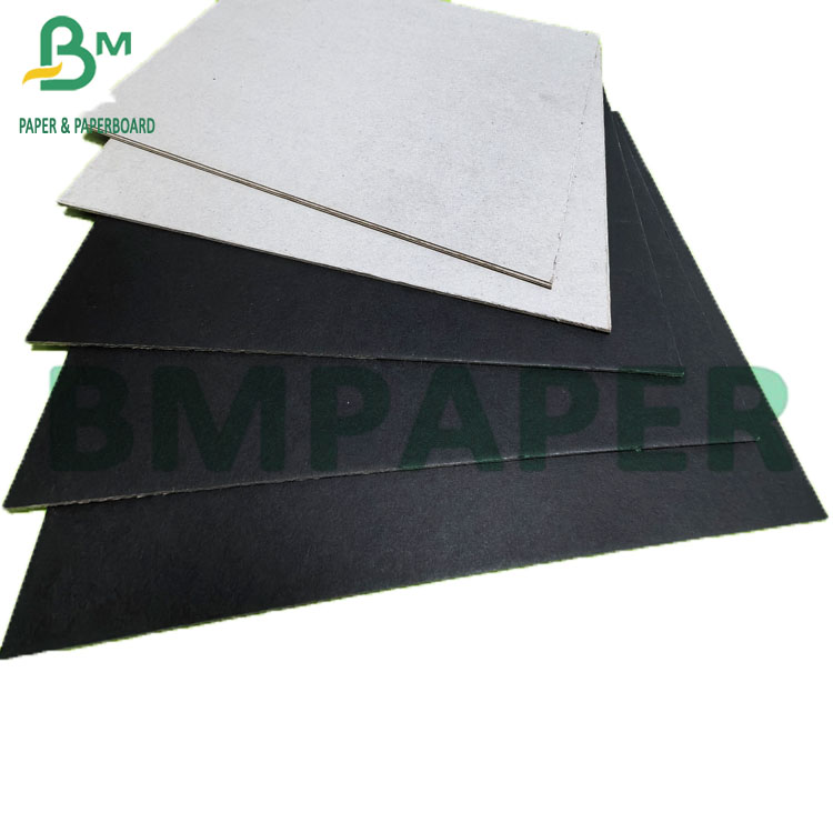 1mm 2mm Heavy Drawing Cardstock Board One Side Black Paper Card For Printing