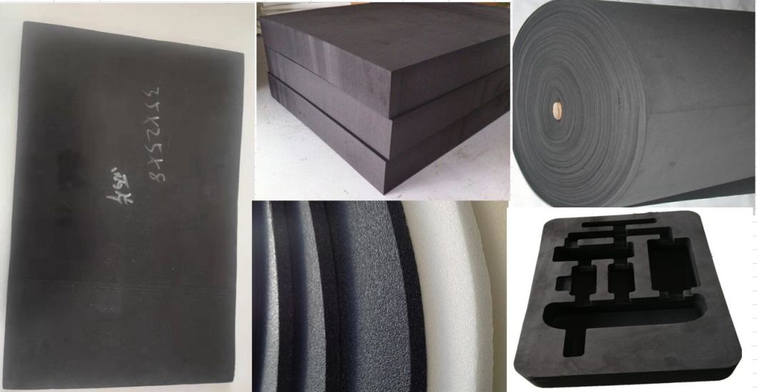 China Factory White and Black EVA Foam Board Rubber Foam for Packing Lining Liner