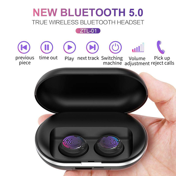 Micro Bluetooth Sport True Stereo Wireless Earbuds Headphone