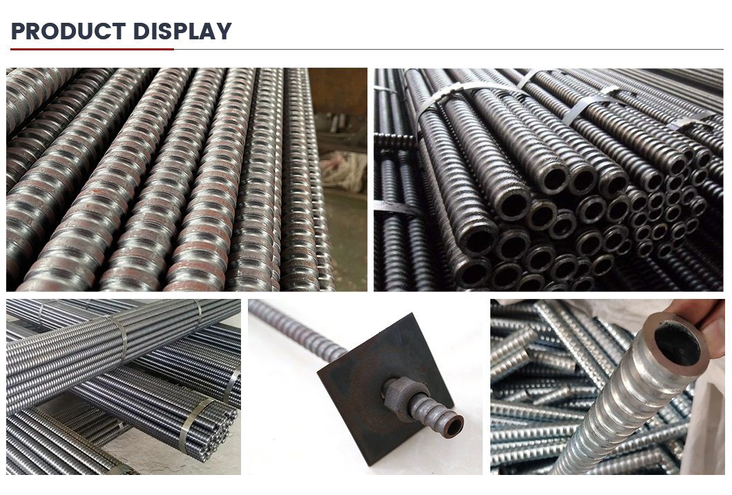 High Tensile Strength 20mnsi Mining Industry Self Drilling Hollow Grouting Rock Bolt Cold/Hot Rolled Cold-Drawn Anchor Rod for Machinery Chemical Industry